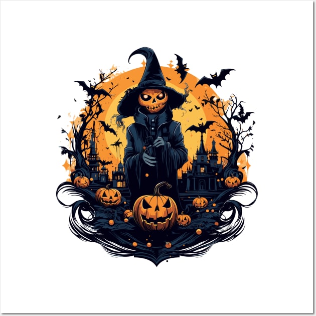 Halloween Wall Art by Chromatic Fusion Studio